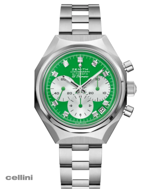 Zenith - DEFY Chronograph USM Green Dial Stainless Steel Watch