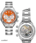 Zenith DEFY Chronograph USM Orange Dial Stainless Steel Watch