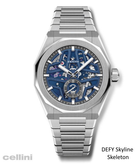 Zenith DEFY Skyline Skeleton Blue