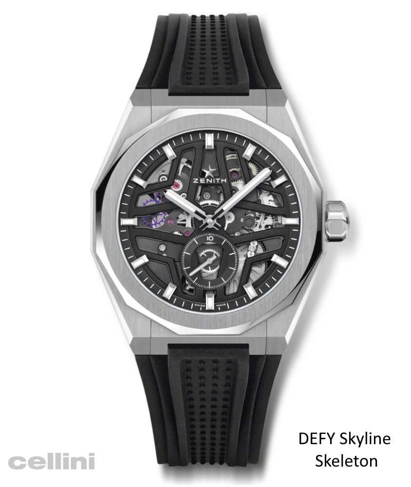 BOLDER IN BLACK: THE DEFY SKYLINE & DEFY SKYLINE SKELETON NOW IN BLACK  CERAMIC – Zenith Pressroom