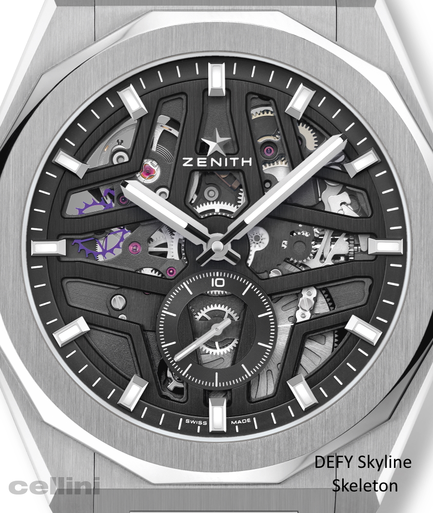 New Zenith Defy Skyline Skeleton: The 1st Skeleton Watch At 1/10