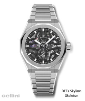 Zenith DEFY Skyline Skeleton Black