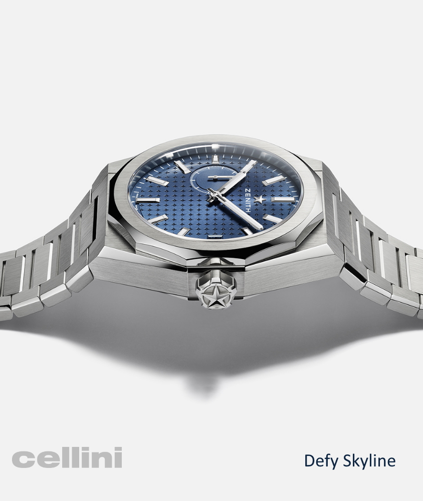 Defy Skyline Blue Dial Stainless, Zenith