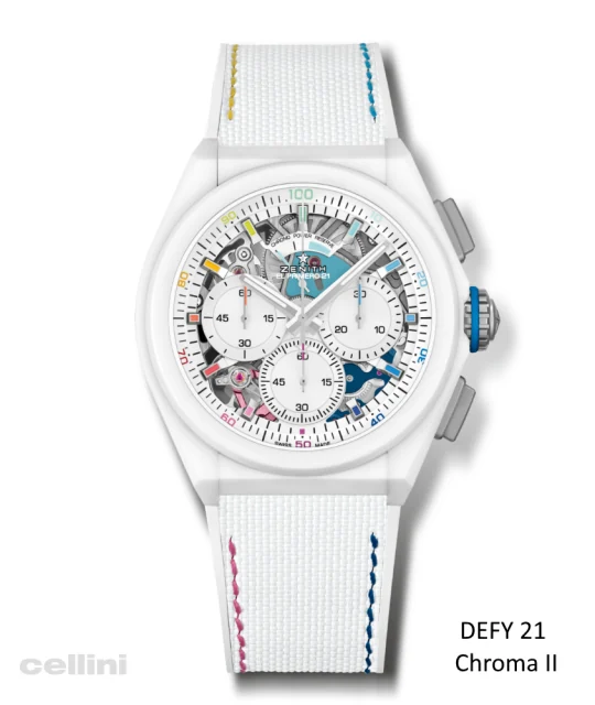 Zenith Defy Chroma II White Ceramic Watch